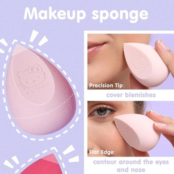 Hello kitty pink makeup blending sponge set - Picture 6 of 6